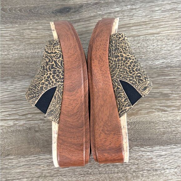Alegria Triniti Freedom Rock Suede Leather Platform Sandals  Alegria Triniti Freedom Rock Platform Slide Sandals Womens EU 37 US 7 7.5 NWOT